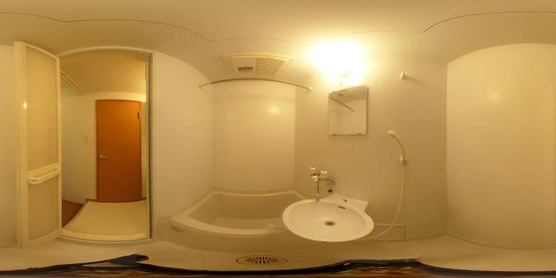 パノラマ画像バスルーム