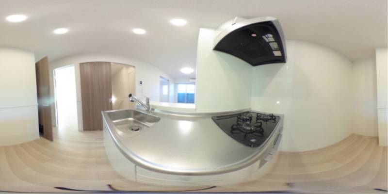 パノラマ画像キッチン