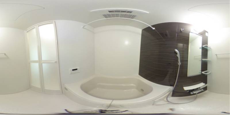 パノラマ画像バスルーム