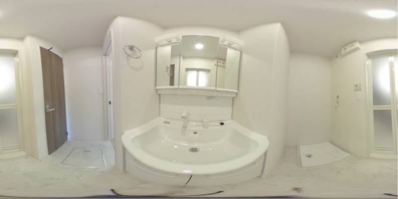 パノラマ画像洗面所