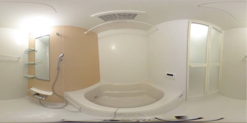 パノラマ画像バスルーム