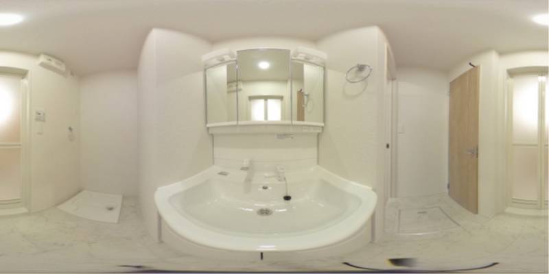 パノラマ画像洗面所