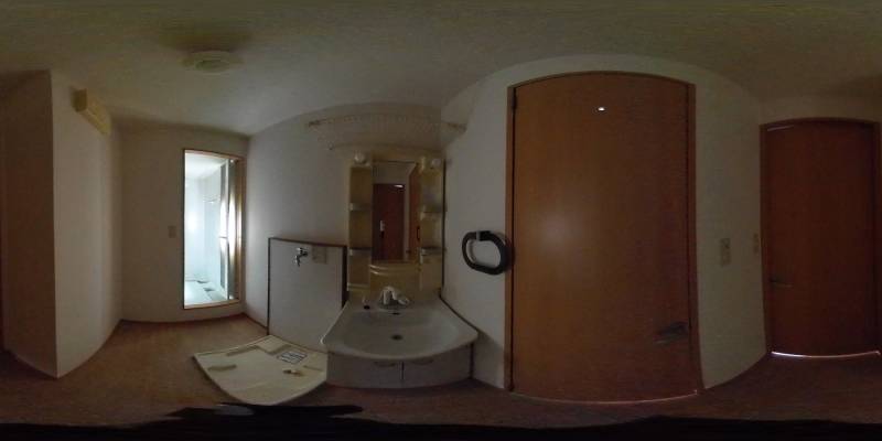 パノラマ画像洗面所