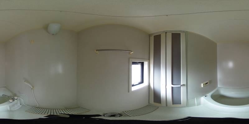 パノラマ画像バスルーム