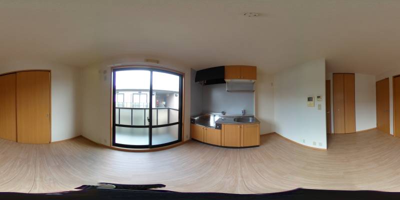 パノラマ画像洋室