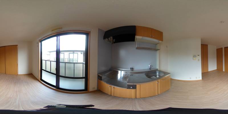 パノラマ画像キッチン
