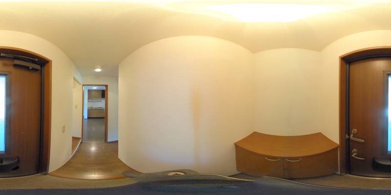 パノラマ画像玄関