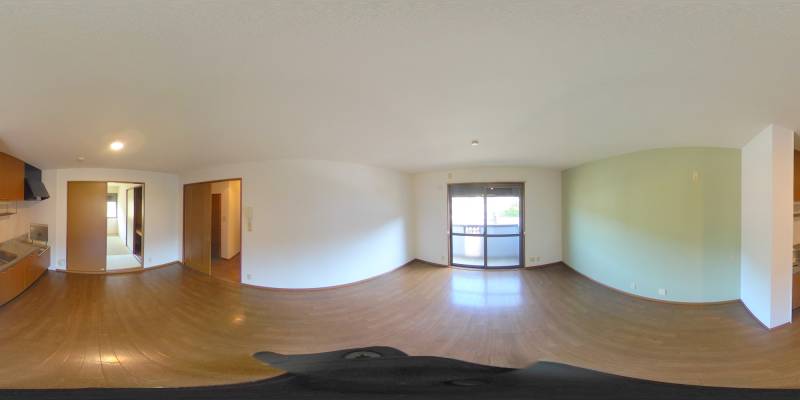 パノラマ画像リビング