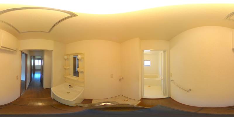 パノラマ画像洗面所