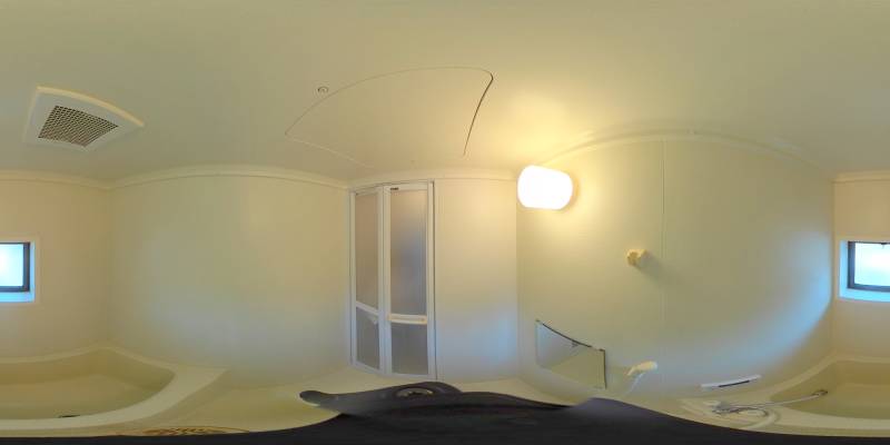 パノラマ画像バスルーム