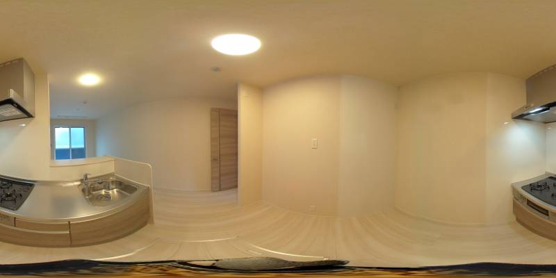 パノラマ画像キッチン