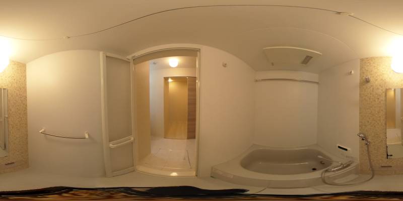 パノラマ画像バスルーム