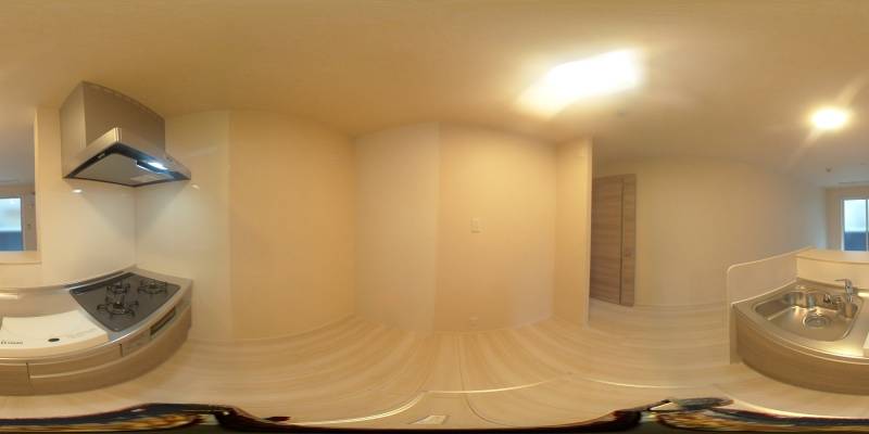 パノラマ画像キッチン