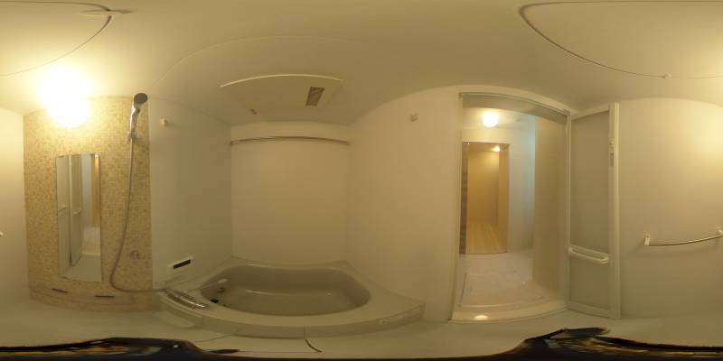 パノラマ画像バスルーム