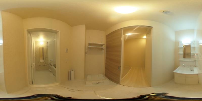 パノラマ画像洗面所