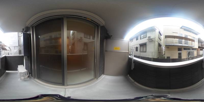 パノラマ画像バルコニー