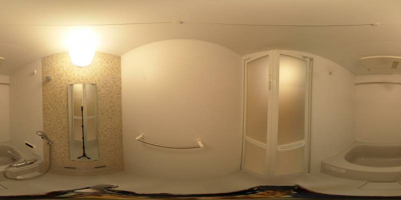 パノラマ画像バスルーム