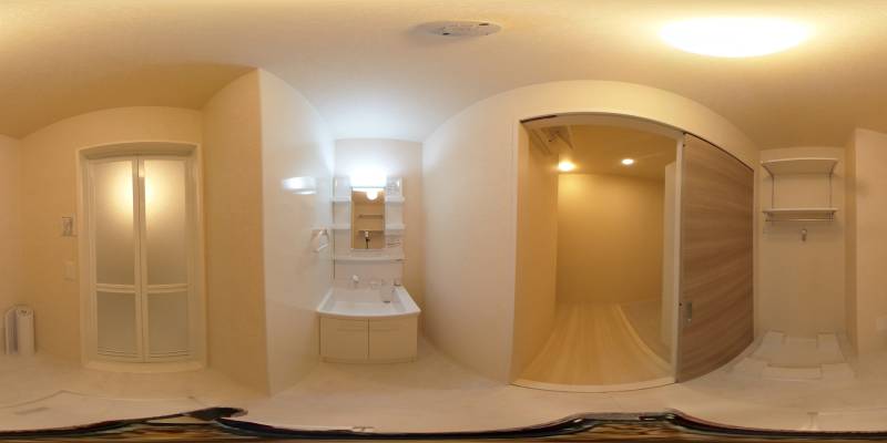 パノラマ画像洗面所