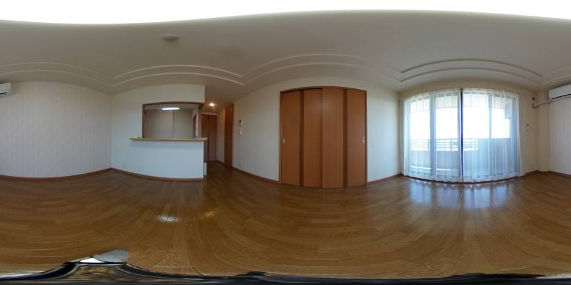 パノラマ画像リビング