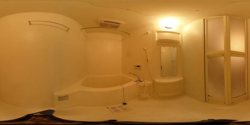 パノラマ画像バスルーム