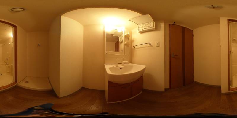 パノラマ画像洗面所