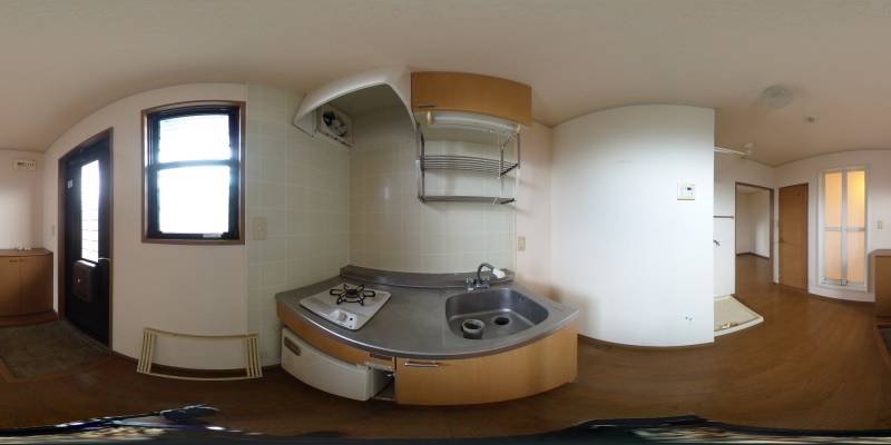 パノラマ画像キッチン