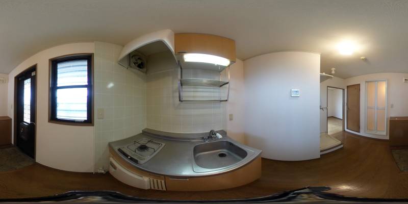 パノラマ画像キッチン