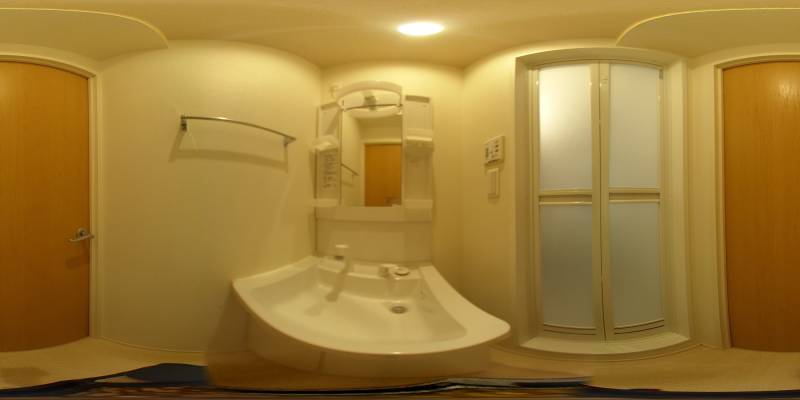 パノラマ画像洗面所