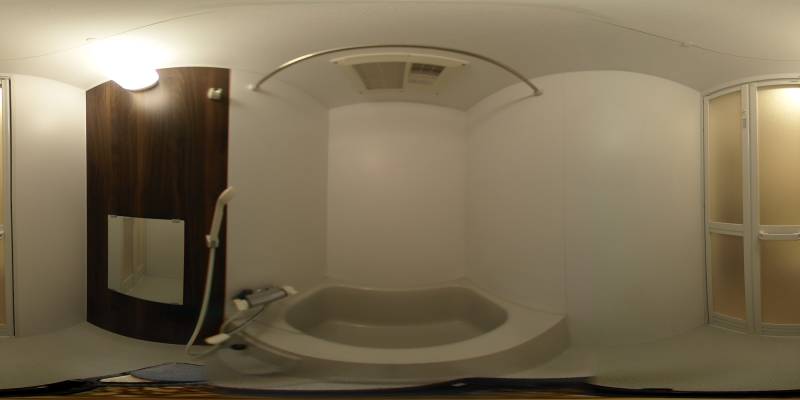 パノラマ画像バスルーム