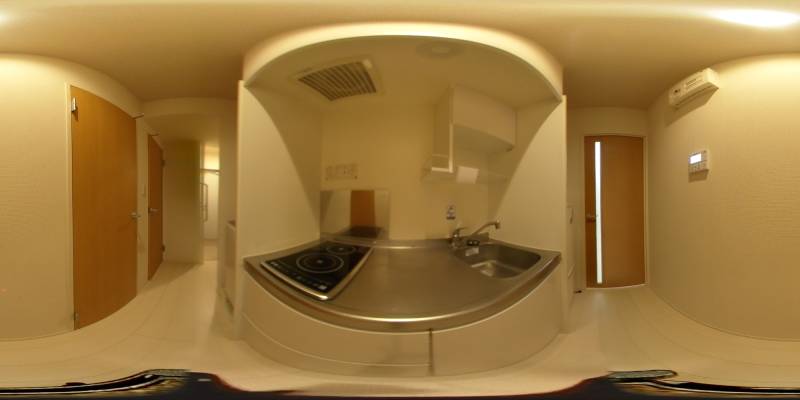 パノラマ画像キッチン