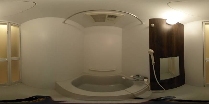 パノラマ画像バスルーム