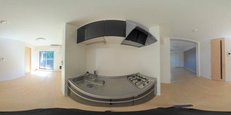 パノラマ画像キッチン