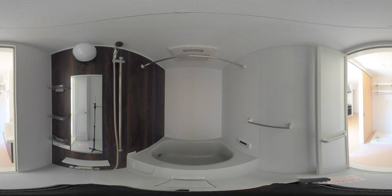 パノラマ画像バスルーム