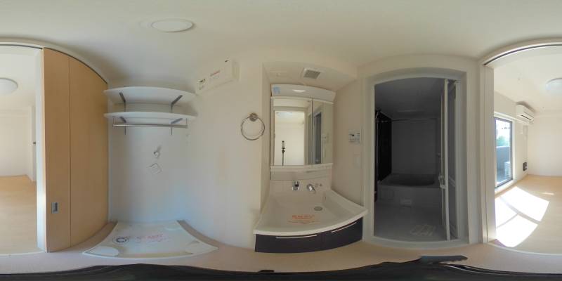 パノラマ画像洗面所