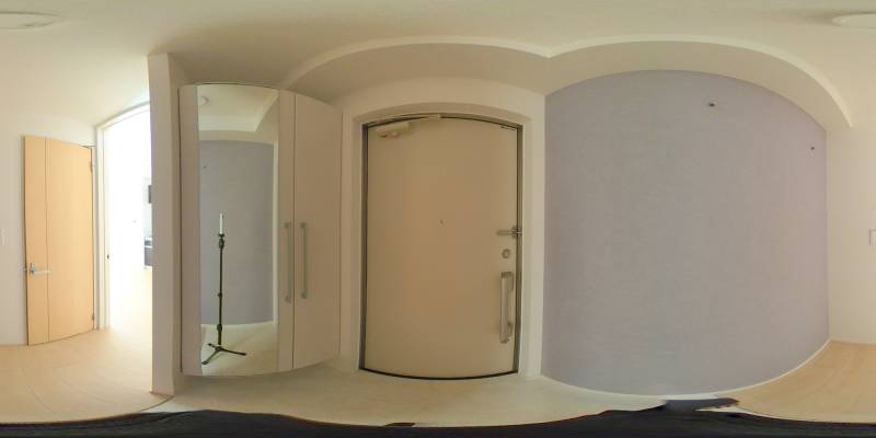 パノラマ画像玄関