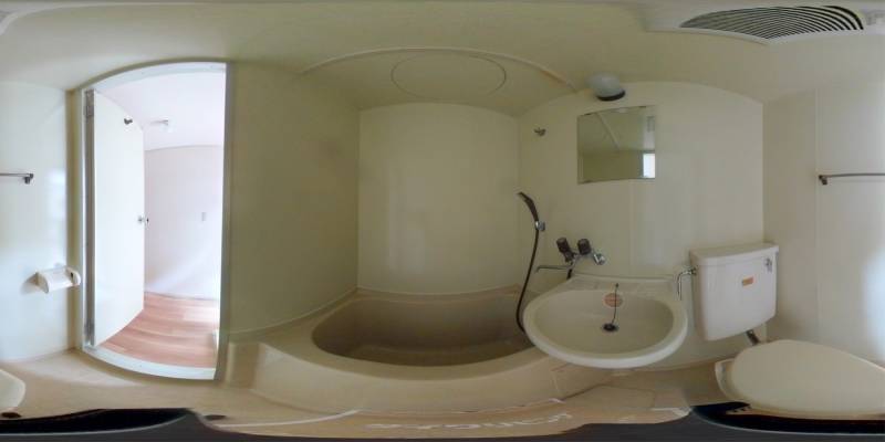 パノラマ画像バスルーム