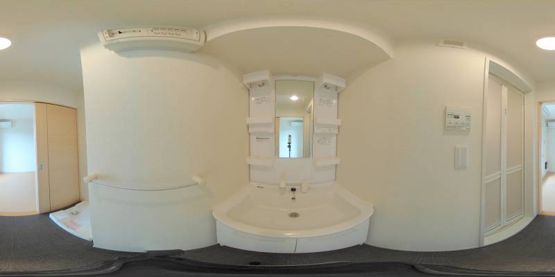 パノラマ画像洗面所