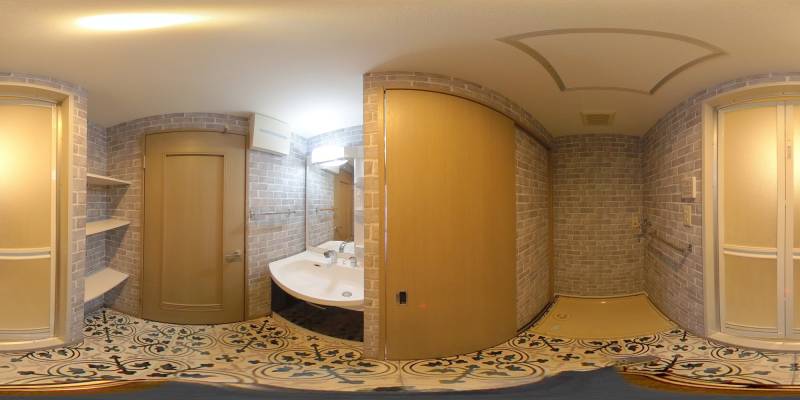 パノラマ画像洗面所