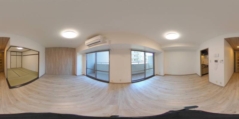 パノラマ画像リビング