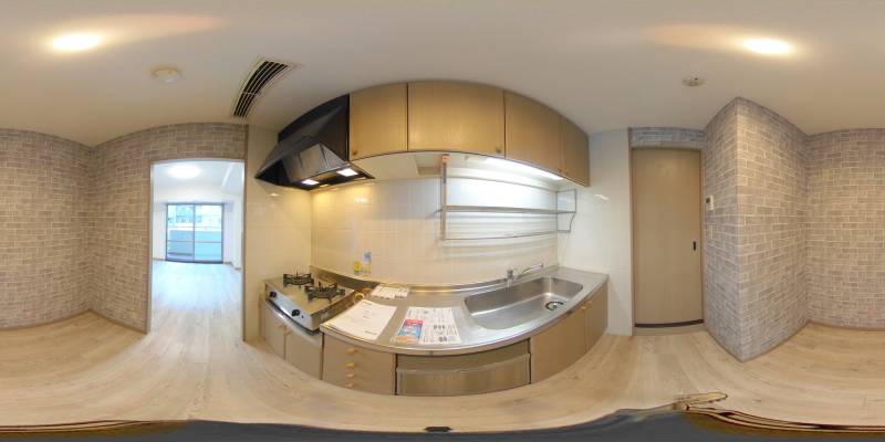 パノラマ画像キッチン