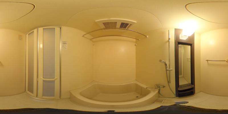 パノラマ画像バスルーム