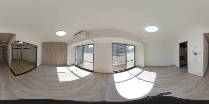 パノラマ画像リビング