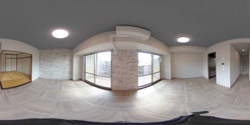 パノラマ画像リビング