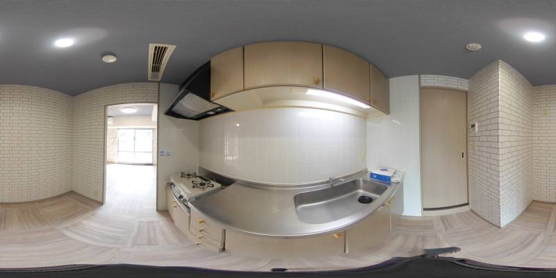 パノラマ画像キッチン