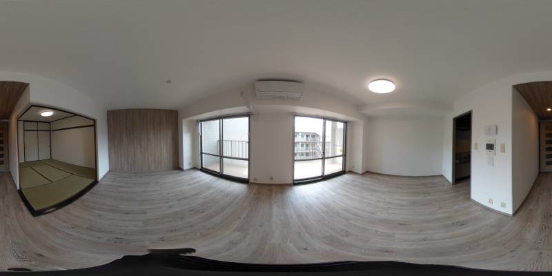 パノラマ画像リビング