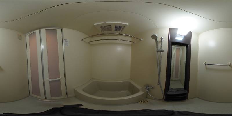 パノラマ画像バスルーム