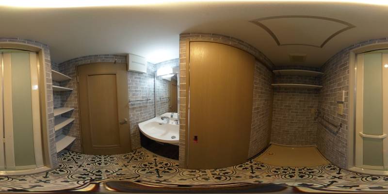 パノラマ画像洗面所