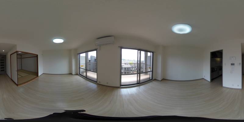 パノラマ画像リビング