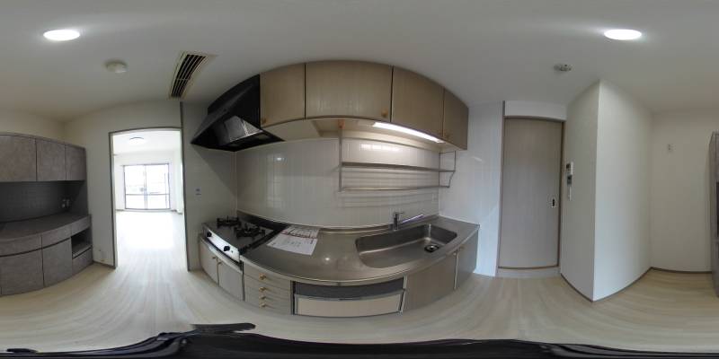 パノラマ画像キッチン