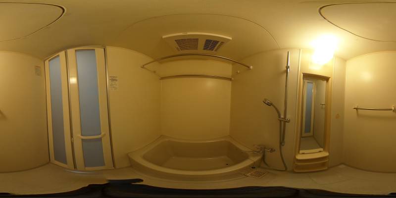 パノラマ画像バスルーム